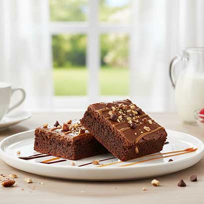 assorted chocolate brownie