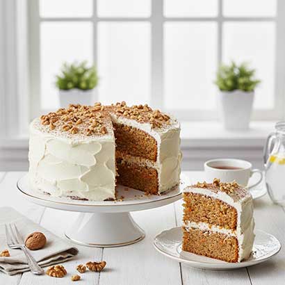 carrot walnut cake