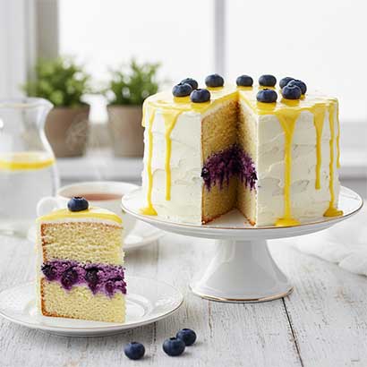 lemon blueberry cake