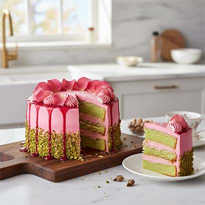 rose pistachio cake 01