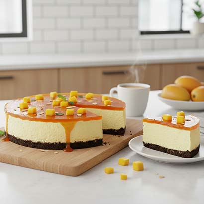 mango cheesecake